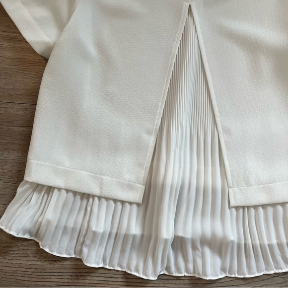 SUNCOO Ivory Pleated Hem Blouse - Picture 5 of 5